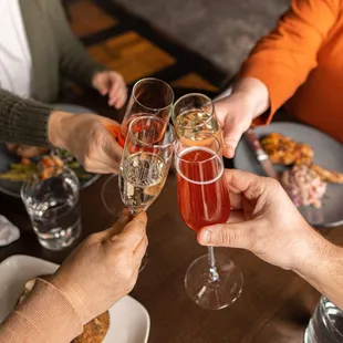 drink, oysters and mussels