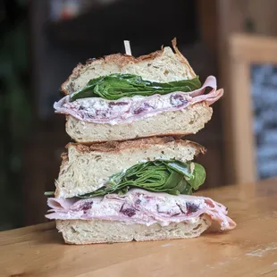 Ham &amp; Berry Chevre Sandwich