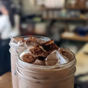 Iced mochas