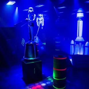 Updated laser tag arena!
