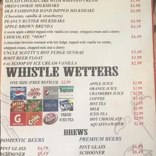 More updated menu 3/2022