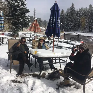 Patio is open year round!