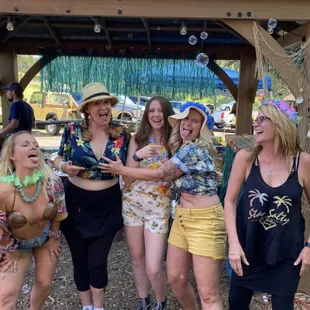 Hawaiian party at The Well