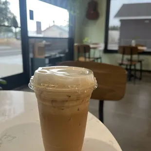 Iced Salted Caramel Latte