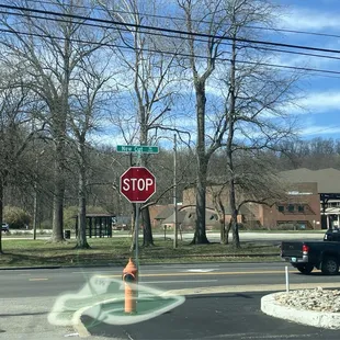 Across from park