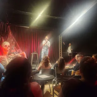 Dan was hilarious. He is introducing the man of the night Erik Escobar