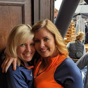 two women posing for a picture