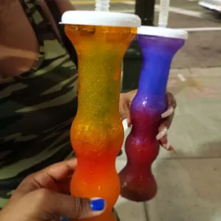 Its a acholic  sushi....i don't remember what kind but it was good!