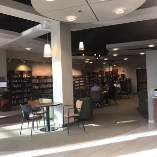 This place is part of a religious institution.  Had iced mocha- strong, not bad.