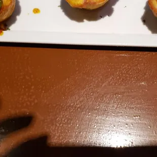 Shrimp plantain cups