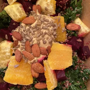 BEET ORANGE KALE SALAD