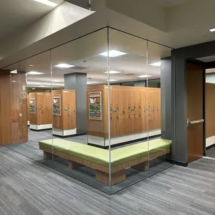 Locker room