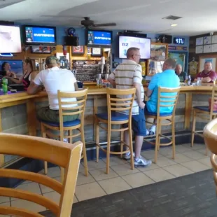 View from our table by the windows.