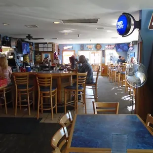 Looking towards the bar from the back room.