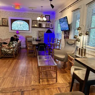 interior, sushi and sashimi
