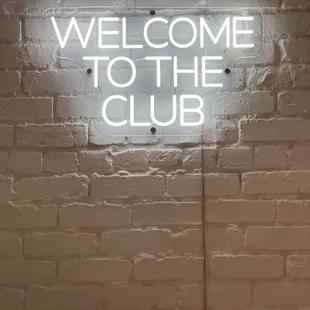 Inside - Sign in the front lobby