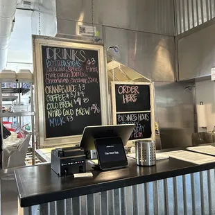 Drink menu