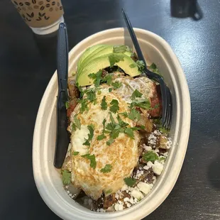 Spanish breakfast bowl