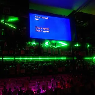 Tuesday night karaoke