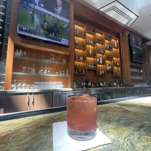 Old fashioned at the bar