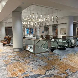 Lobby area on conference level.