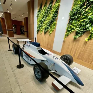 Car in the lobby