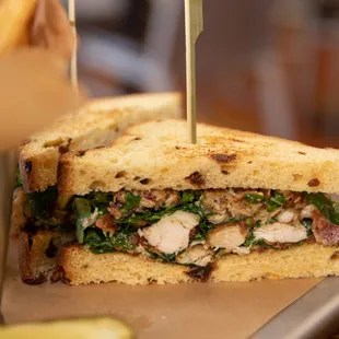 a grilled chicken sandwich