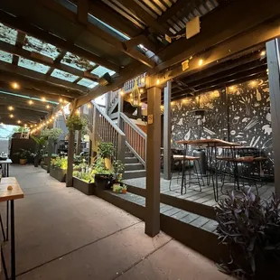 Outside seating