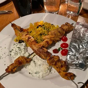 Moroccan Chicken Skewers **Dinner Only**