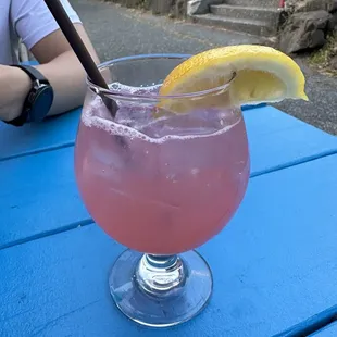 Hibiscus lemonade