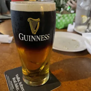 a pint of guinness
