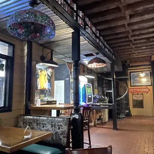 the interior of the restaurant