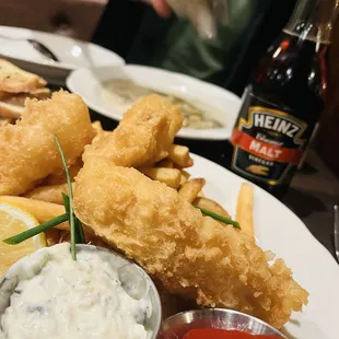 Fish and chips... light and perfect!