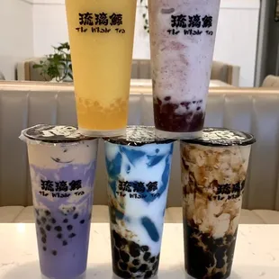 Milk Foam Mango Tea