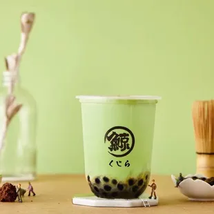 Matcha milk tea