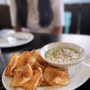 Smoked Halibut Dip | aleppo pepper, house-made potato chips