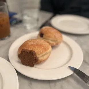 General Porpoise donuts (gingerbread and raspberry ginger)