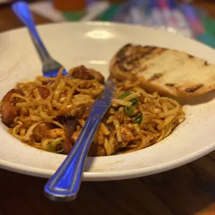 Jambalaya pasta sans the shrimp