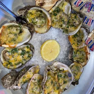 This is the bland oyster rockerfeller and coming from a oyster lover like myself It was just not worth it.