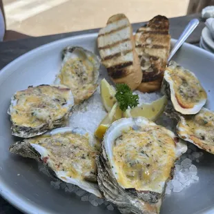 Charbroiled oysters