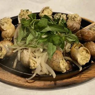Garlic butter escargot