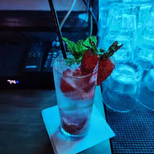 Wow! A strawberry mojito?! Thanks for the suggestion Jenn!  A taste of summer in every sip