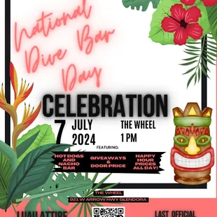National dive bar day celebration!