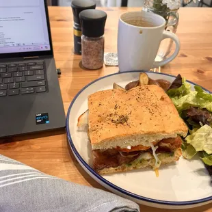 mediterranean chicken sandwich