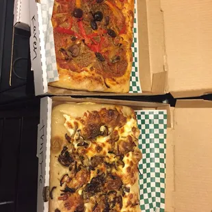 Carryout pizza The mushroom truffle pizza was amazing
