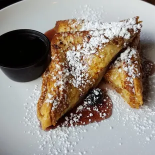 Blueberry stuffed French toast