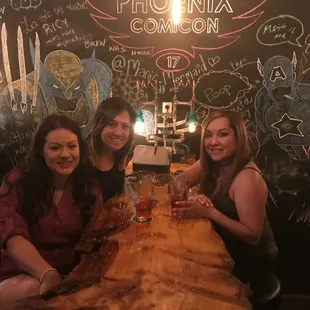 My besties and I wandering @downtownphx! Ended the night here and absolutely loved it!