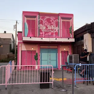 the entrance to the shop