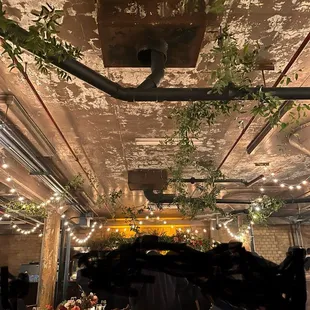 The interior of the second floor event space. Plenty of room for a big wedding.