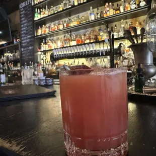 Strawberry Bourbon Sour